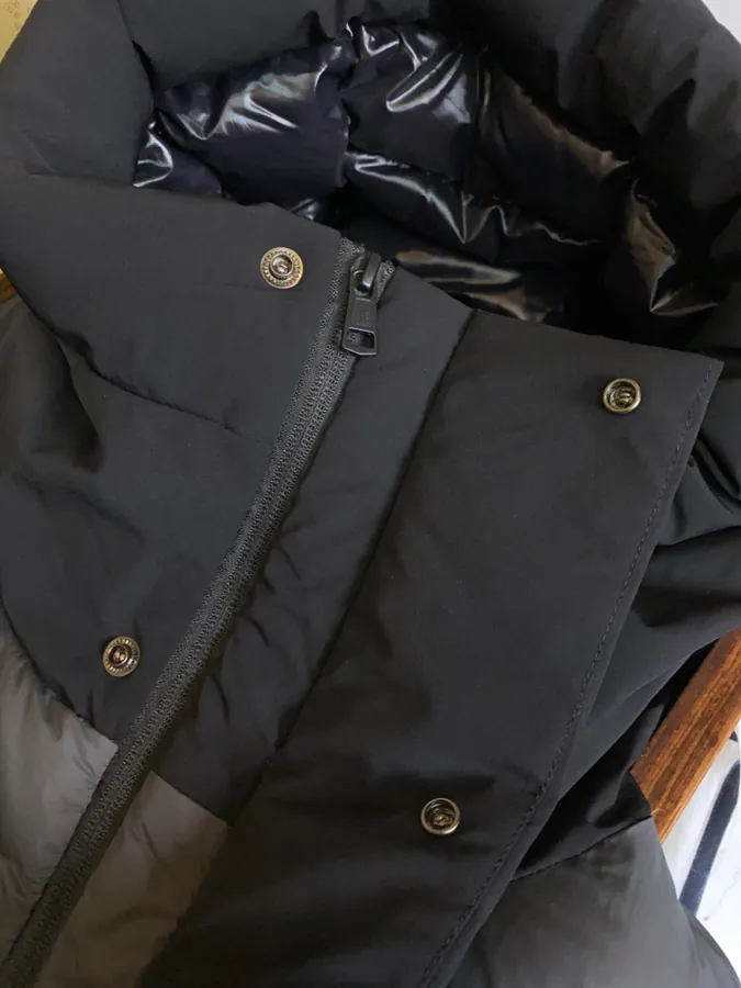 Moncler Madeira Men's Down Jacket with 3D Embroidered Logo
