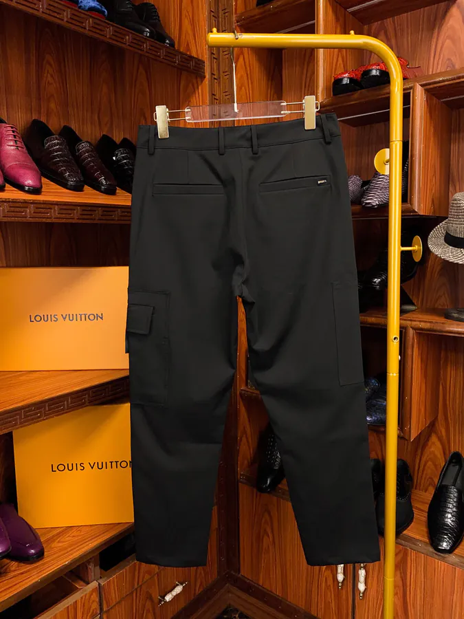 1V Work Pants with Patchwork Embroidery