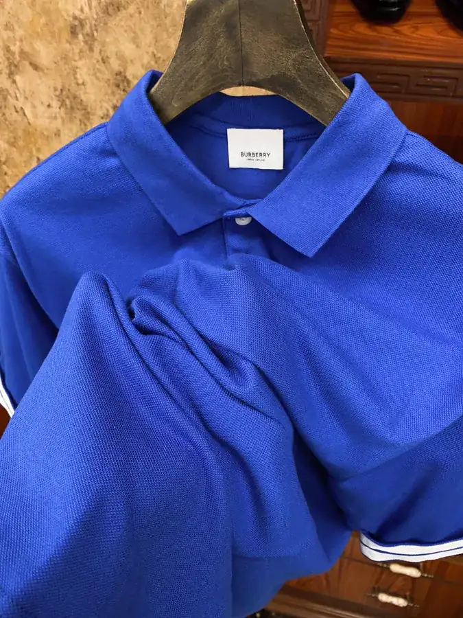 BBR Polo Shirt Classic Embroidered Letter Collar, Premium Fabric