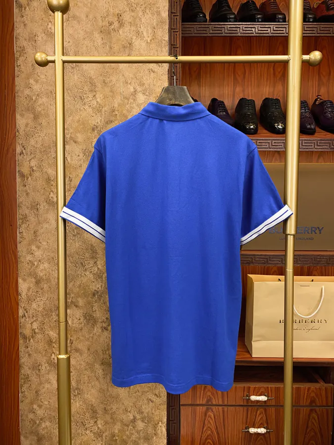 BBR Polo Shirt Classic Embroidered Letter Collar, Premium Fabric