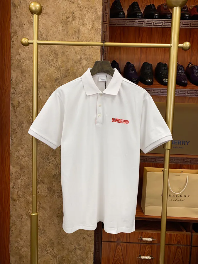 BBR Premium Polo Shirt Classic Stitched Letter Detail, Lightweight Fabric