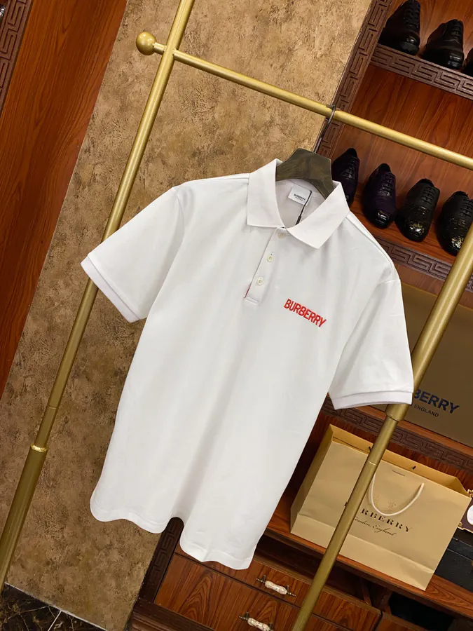 BBR Premium Polo Shirt Classic Stitched Letter Detail, Lightweight Fabric