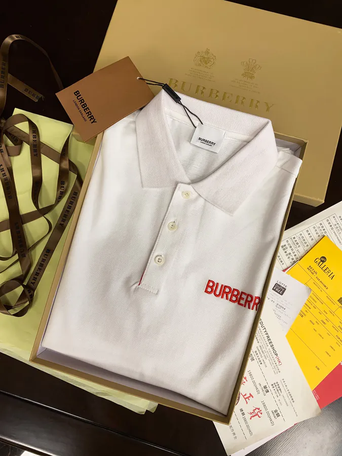 BBR Premium Polo Shirt Classic Stitched Letter Detail, Lightweight Fabric