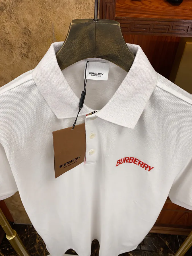 BBR Premium Polo Shirt Classic Stitched Letter Detail, Lightweight Fabric
