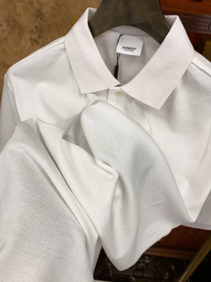 BBR Premium Polo Shirt Classic Stitched Letter Detail, Lightweight Fabric