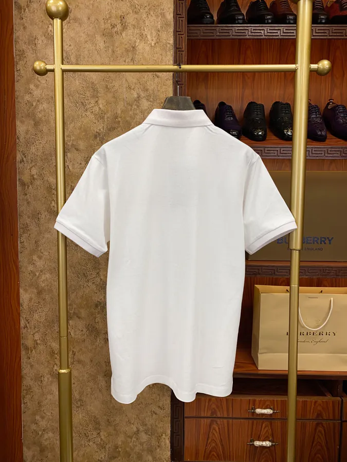 BBR Premium Polo Shirt Classic Stitched Letter Detail, Lightweight Fabric
