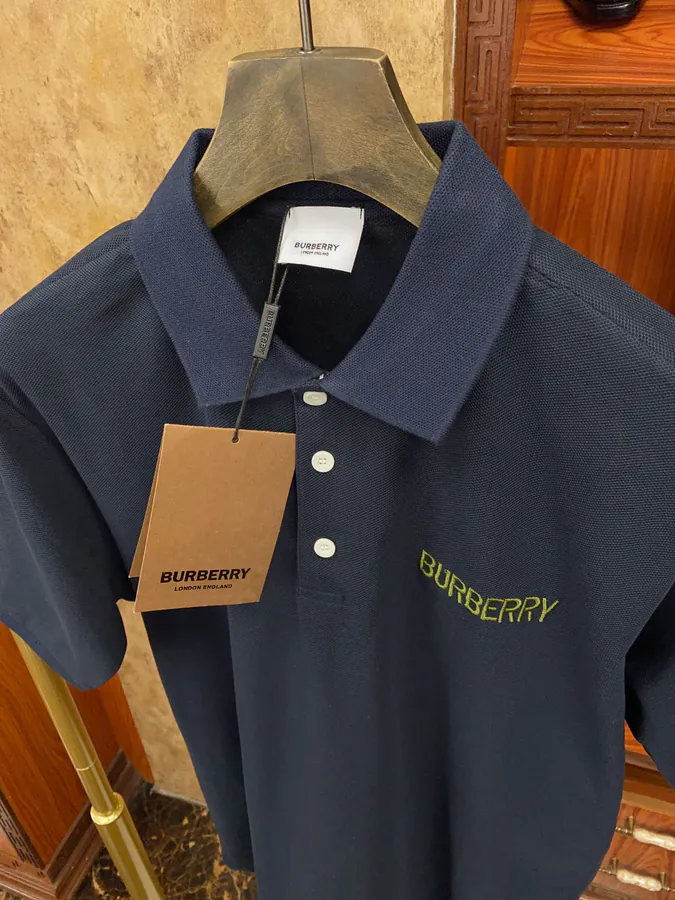 BBR Polo Shirt Classic Collar with Embroidered Logo, Premium Fabric