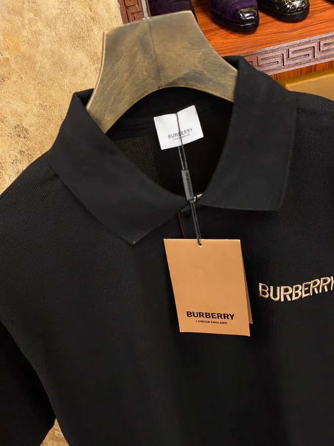 BBR Premium Polo Shirt Classic Stitched Letter Detail, Lightweight Fabric