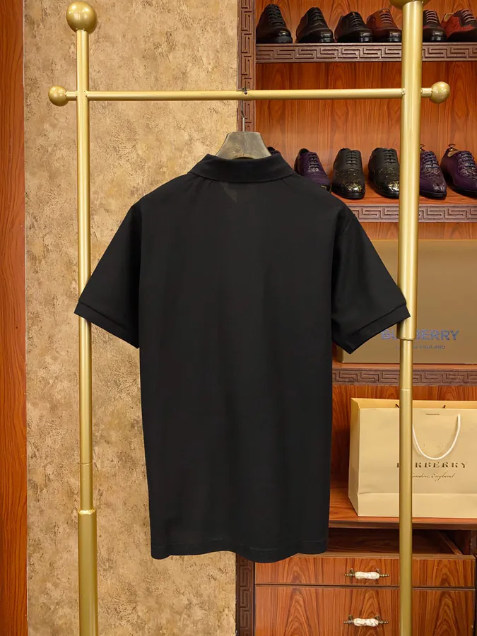 BBR Premium Polo Shirt Classic Stitched Letter Detail, Lightweight Fabric