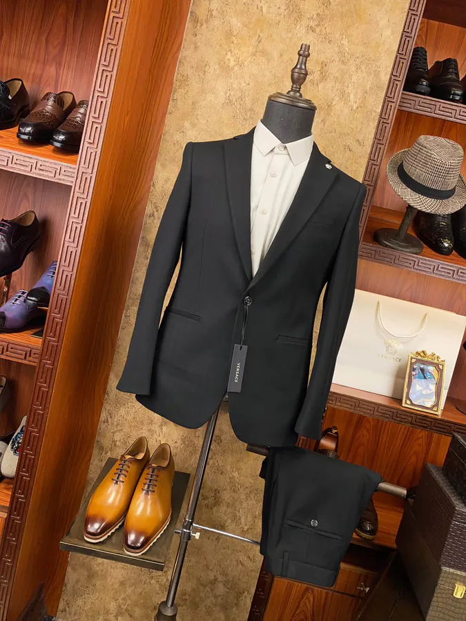Versace Professional Suit Set Tailored for the Elite