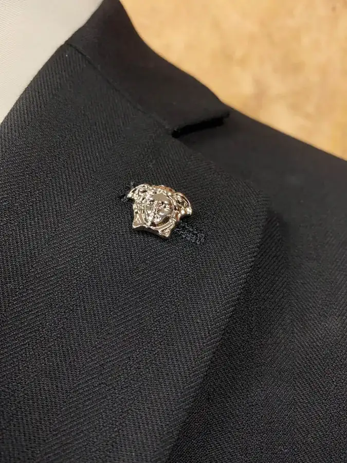 Versace Professional Suit Set Tailored for the Elite