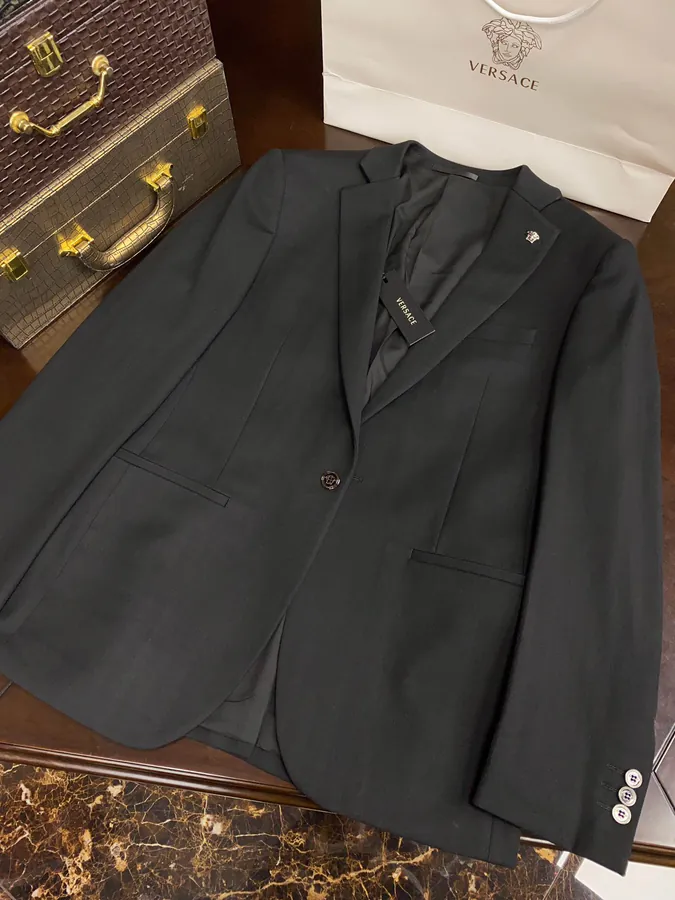Versace Professional Suit Set Tailored for the Elite