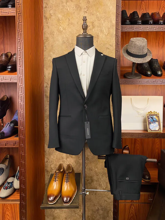 Versace Men's Premium Suit Set Tailored Business & Leisure