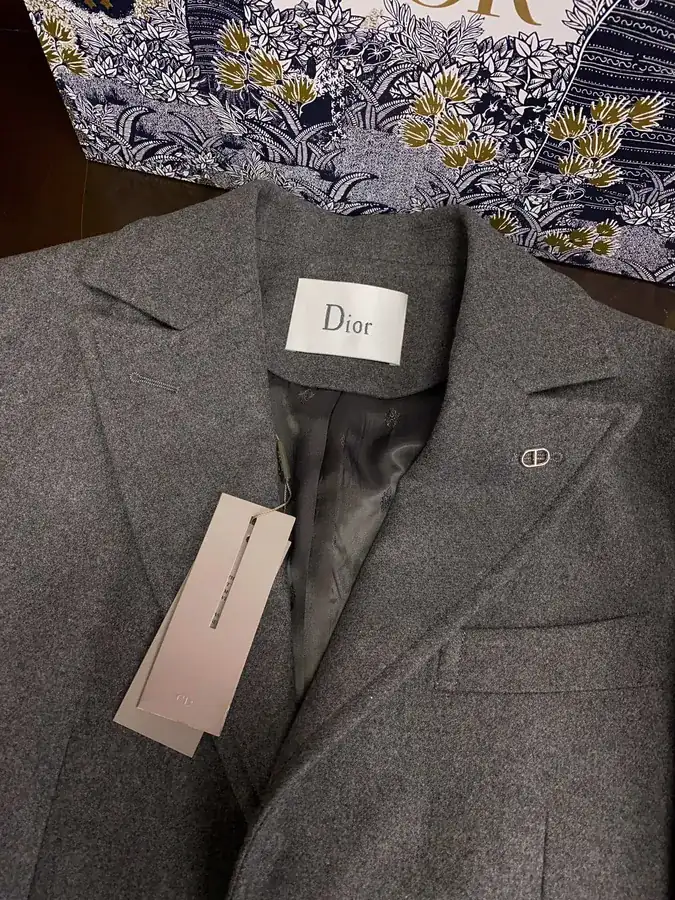 CD DIOR Dior Water钻别针可拆卸大衣