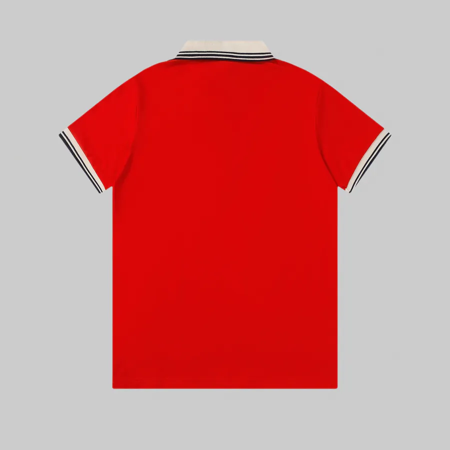 GUCCI Summer New Classic Polo Shirt with Embroidered Double G