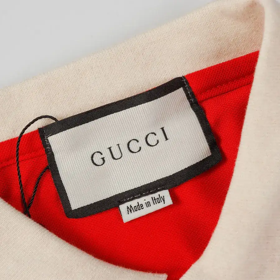 GUCCI Summer New Classic Polo Shirt with Embroidered Double G