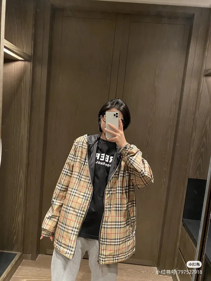 Double Sided BBR Jacket Vintage Grained Polyester Long Sleeve