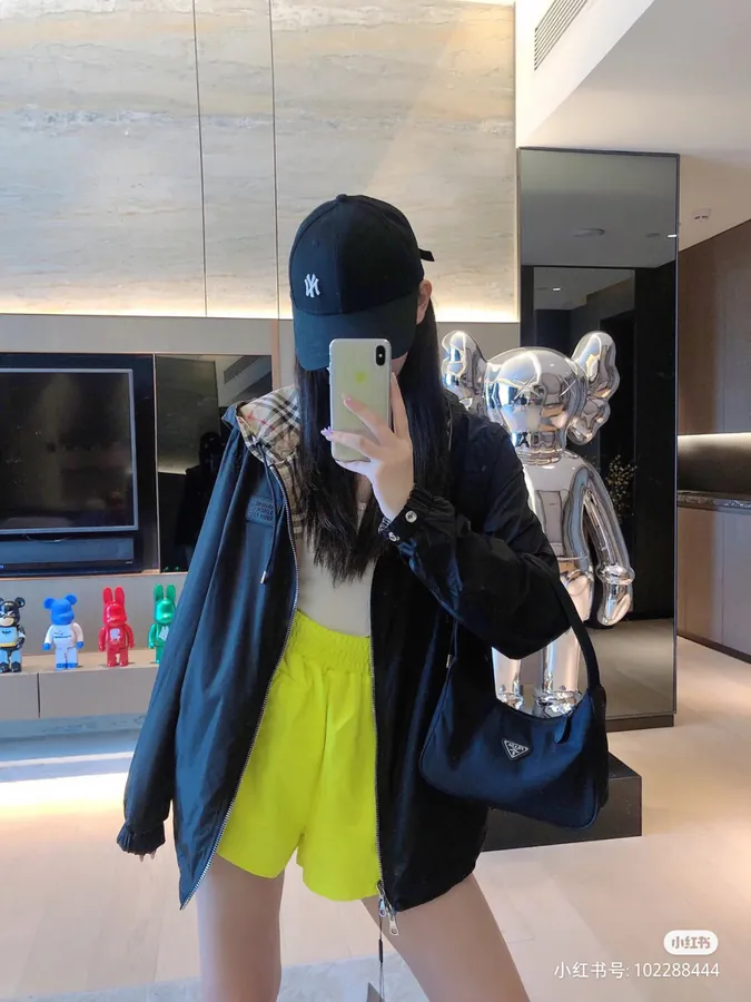 Double Sided BBR Jacket Vintage Grained Polyester Long Sleeve