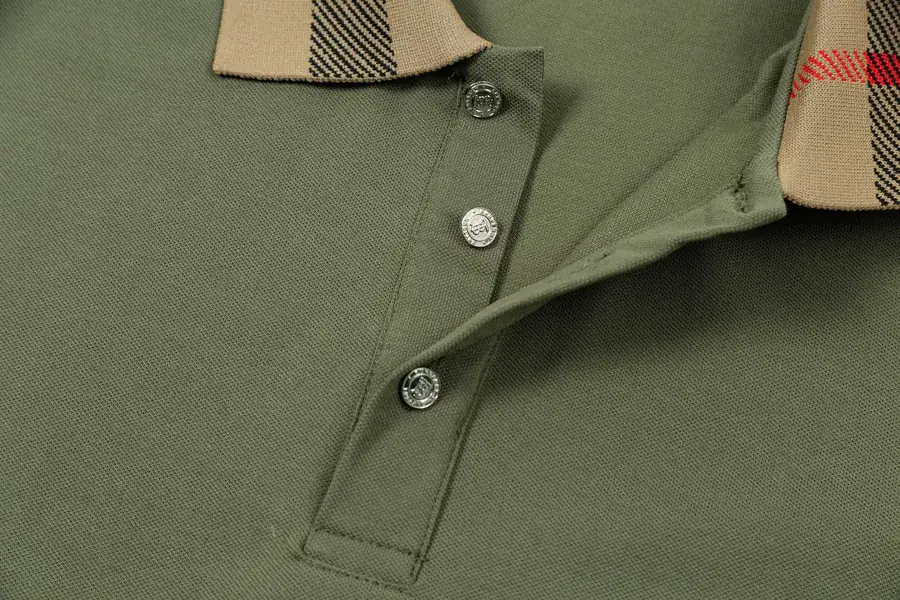 BBR Premium Polo Shirt Classic Stitched Letter Detail, Lightweight Cotton Fabric