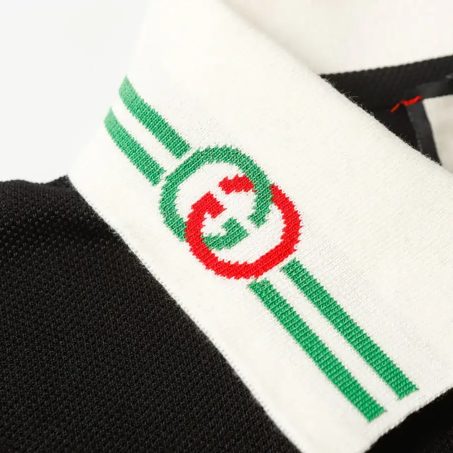GUCCI Summer New Classic Polo Shirt with Double G Embroidery