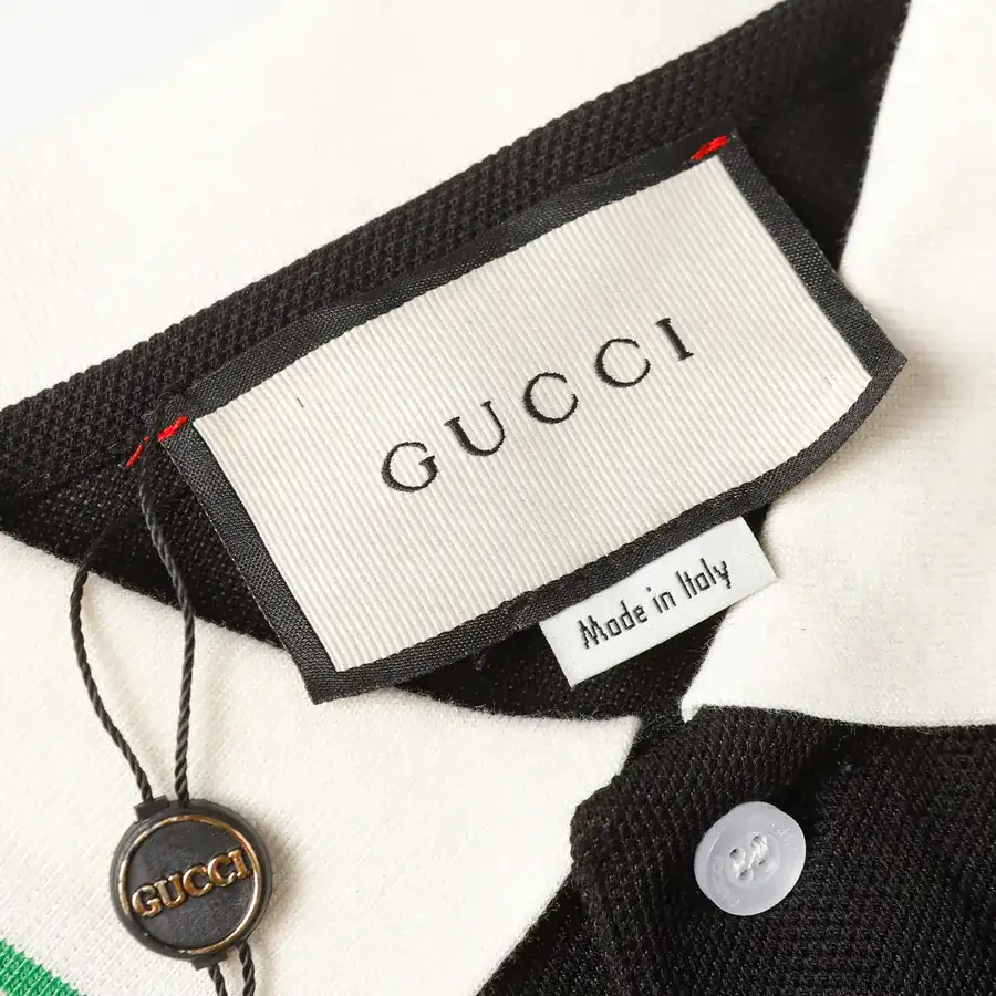 GUCCI Summer New Classic Polo Shirt with Double G Embroidery