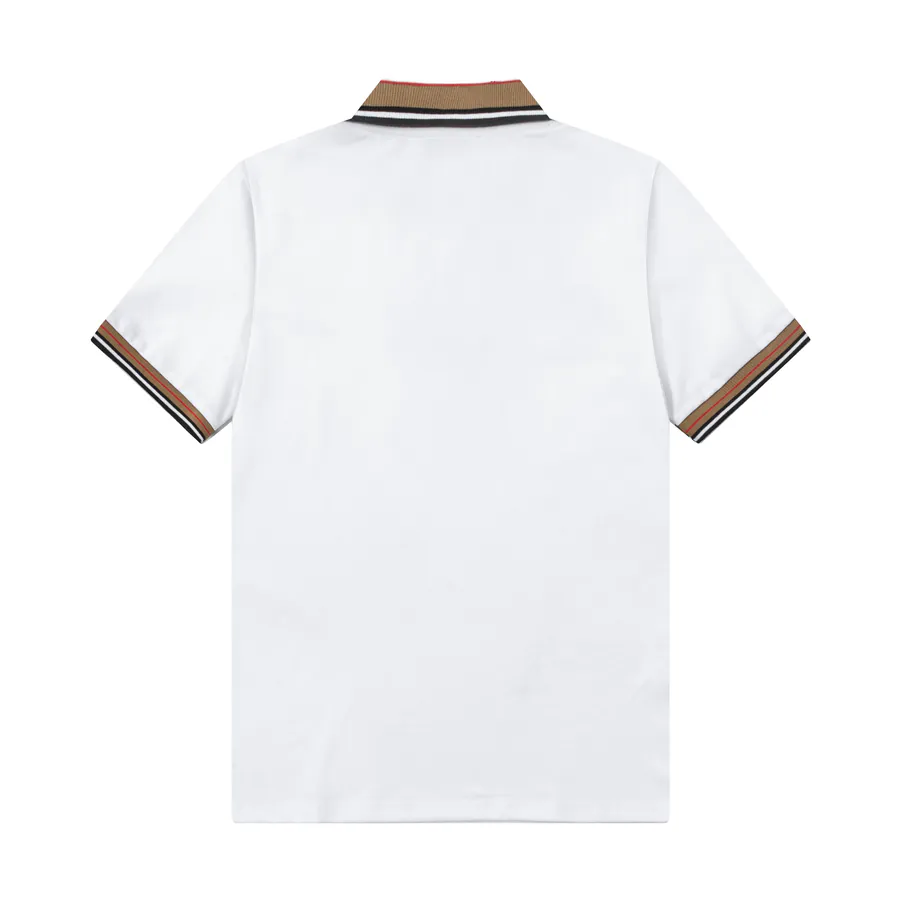 BBR Premium Polo Shirt Classic Embroidered Letter Collar, Cotton Fabric