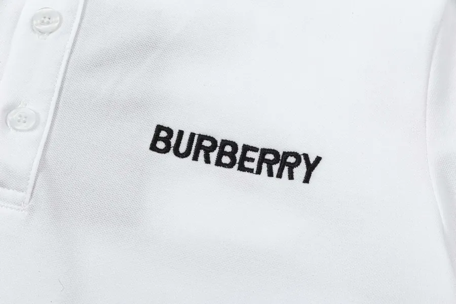 BBR Premium Polo Shirt Classic Embroidered Letter Collar, Cotton Fabric