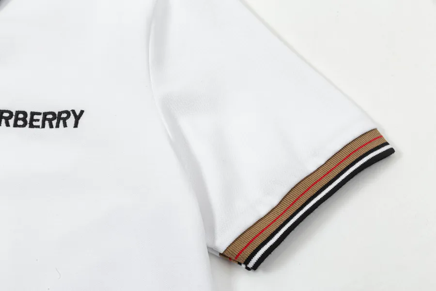 BBR Premium Polo Shirt Classic Embroidered Letter Collar, Cotton Fabric