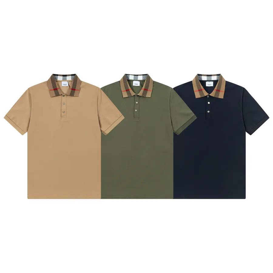 BBR Premium Polo Shirt Classic Stitched Letter Design, Short Sleeve