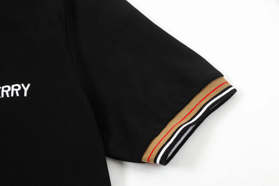 BBR Premium Polo Shirt Classic Embroidered Letter Front, Elegant Collar Detail