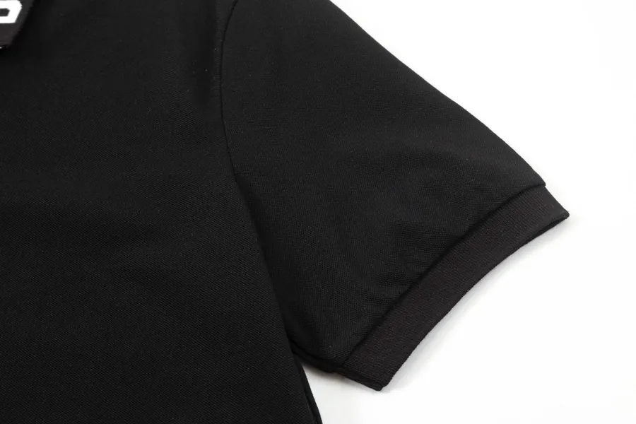 BBR Premium Polo Shirt Classic Stitched Letter Front, Elegant Collar Trim
