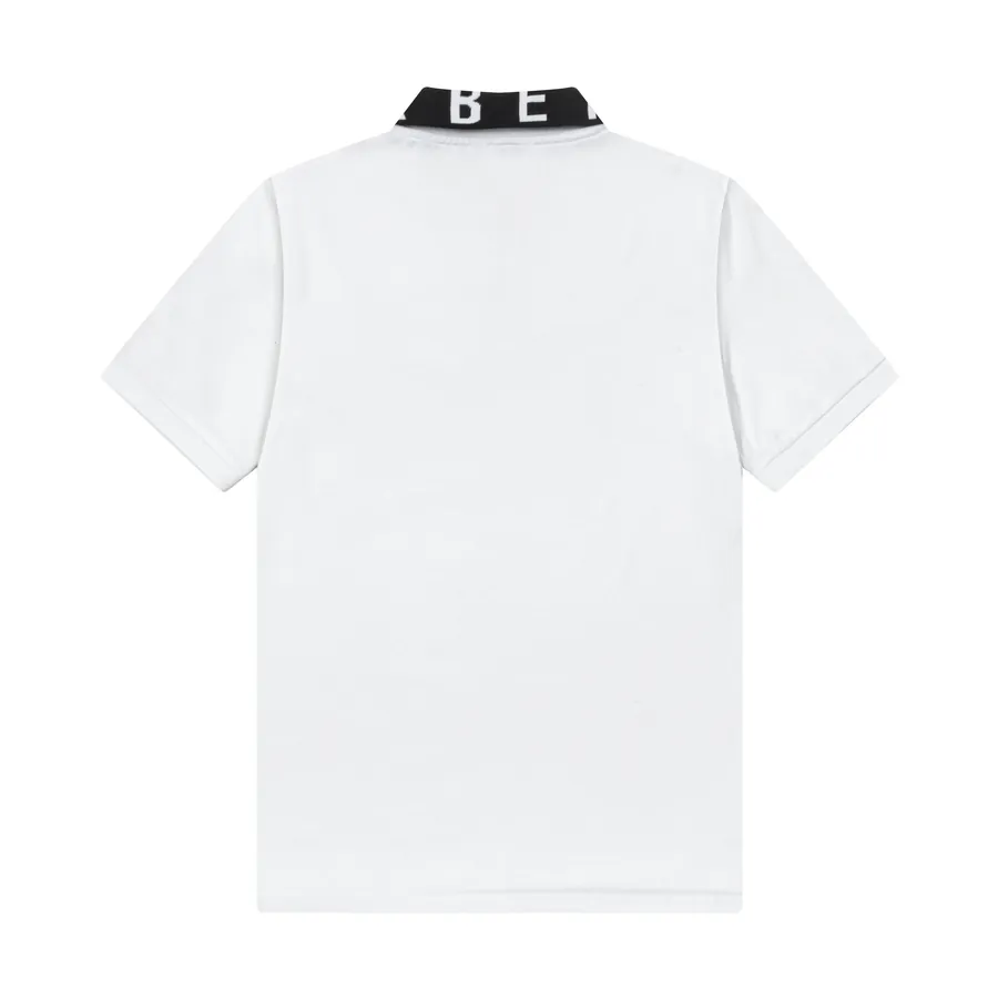 BBR Premium Polo Shirt Classic Embroidered Letter Front, Elegant Collar Detail