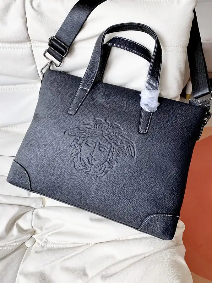 Versace Bucket Bag in Grained Calfskin