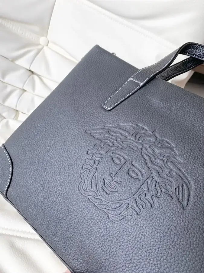 Versace Bucket Bag in Grained Calfskin