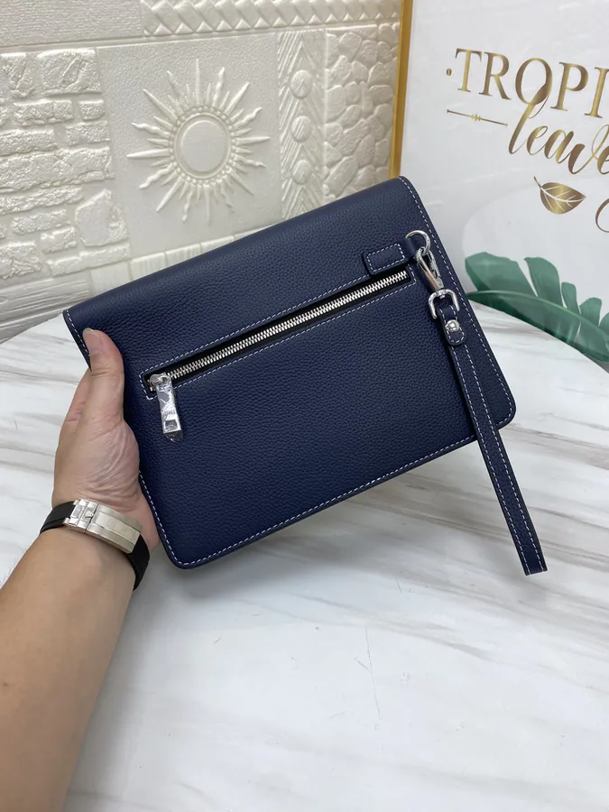 H House Casual Essential Handbag Premium Leather, Detachable Handle, Large Capacity
