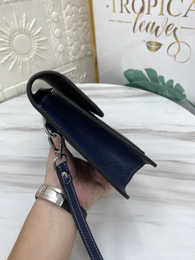 H House Casual Essential Handbag Premium Leather, Detachable Handle, Large Capacity