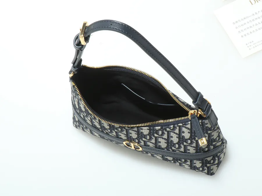 30 Montaigne Mini Crossbody Wallet Bag in Blue