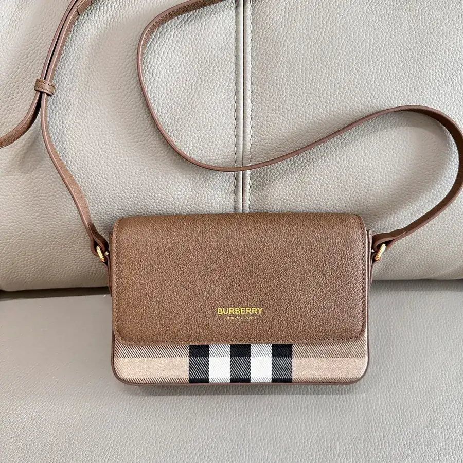 B Brand New Pattern Crossbody Bag Premium Leather