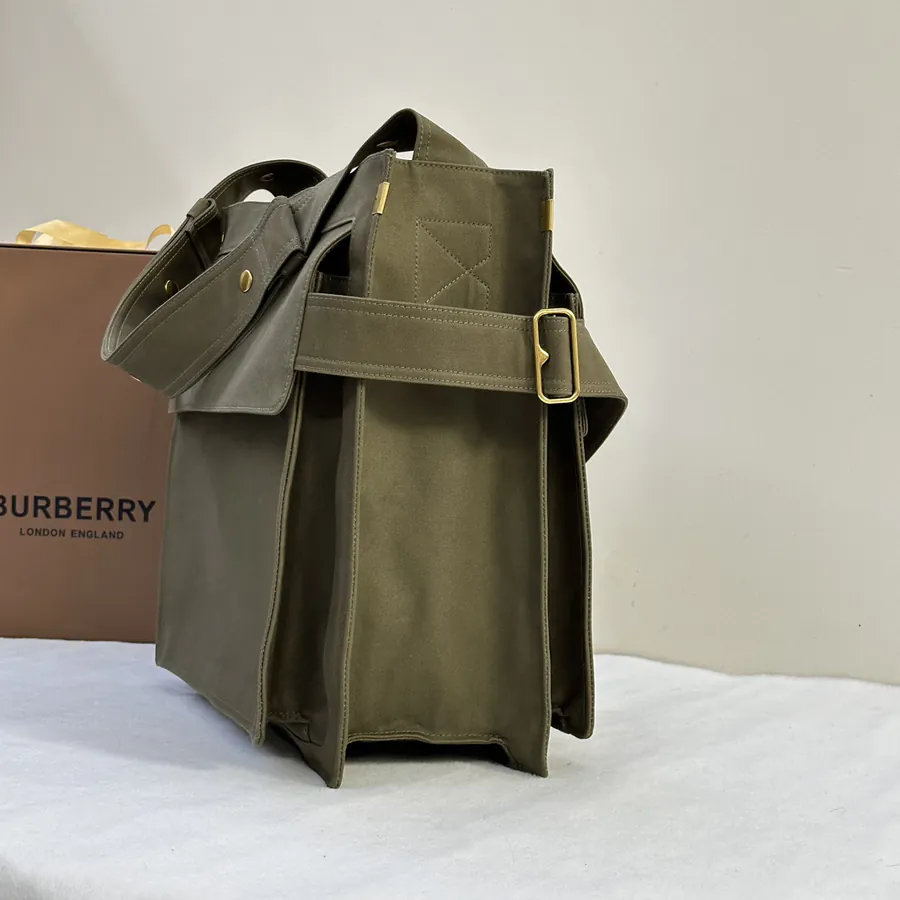 B Style Trench Crossbody Bag in Hunter Beige
