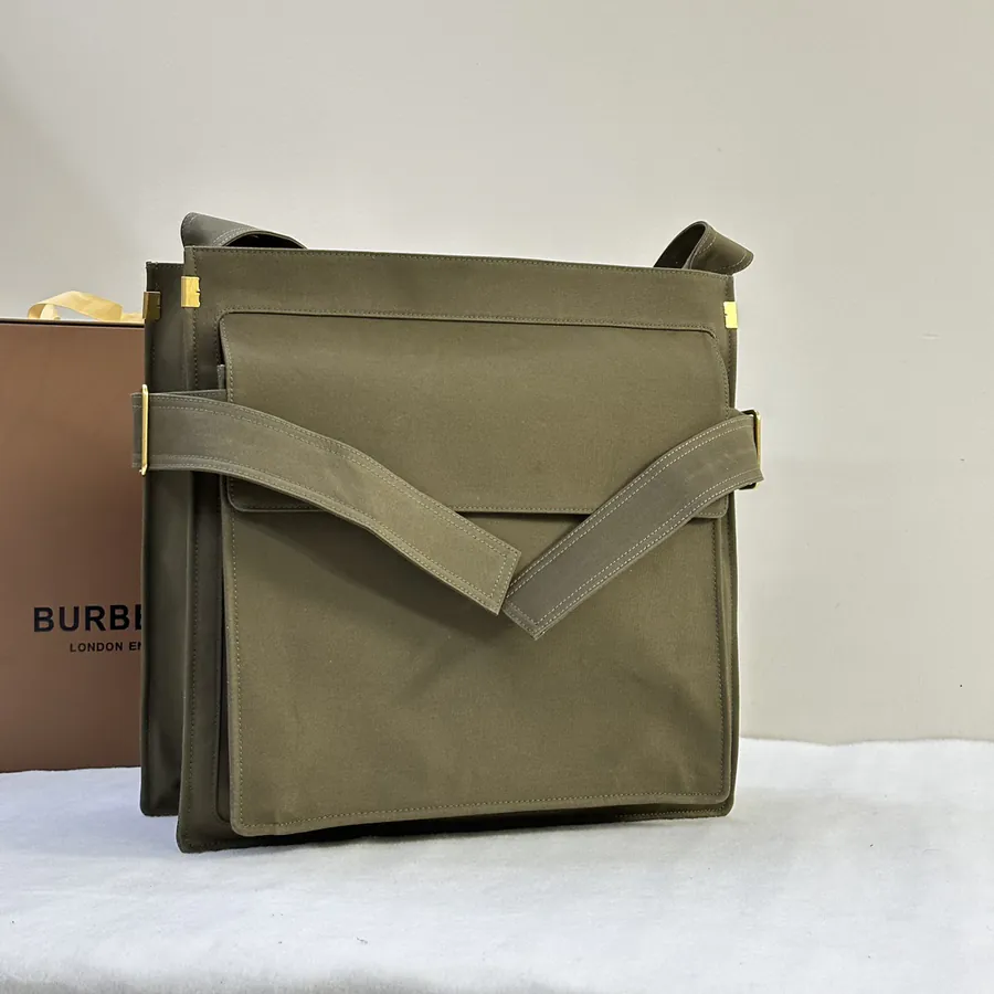 B Style Trench Crossbody Bag in Hunter Beige
