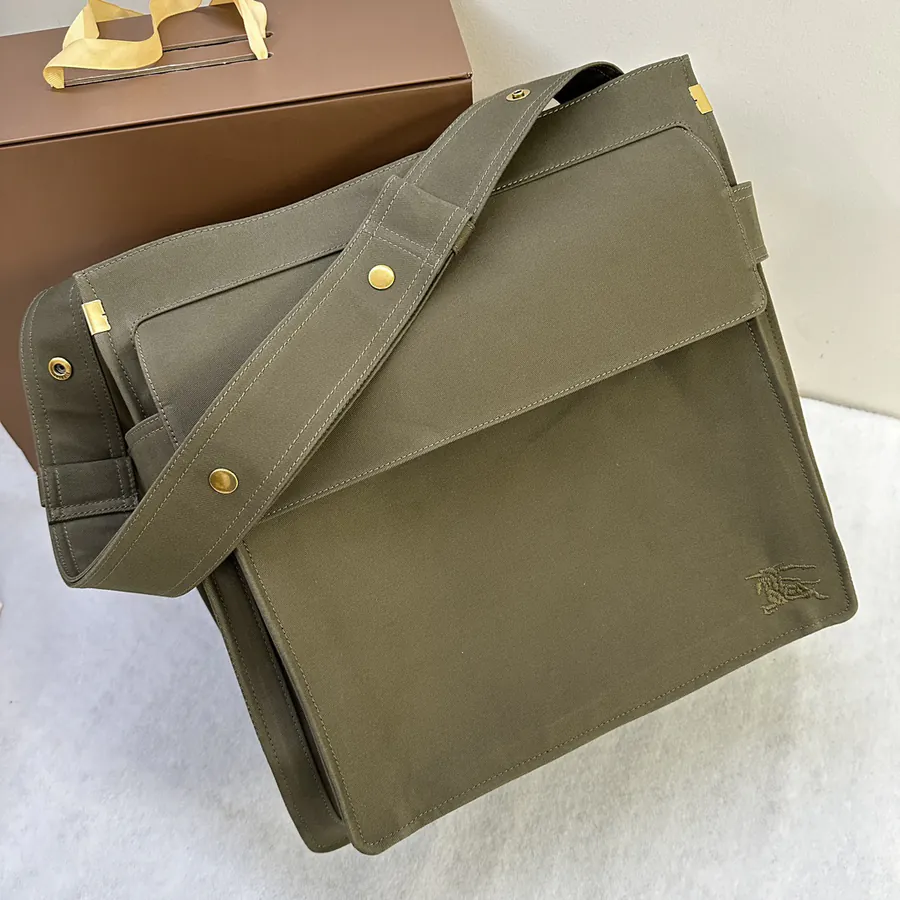 B Style Trench Crossbody Bag in Hunter Beige