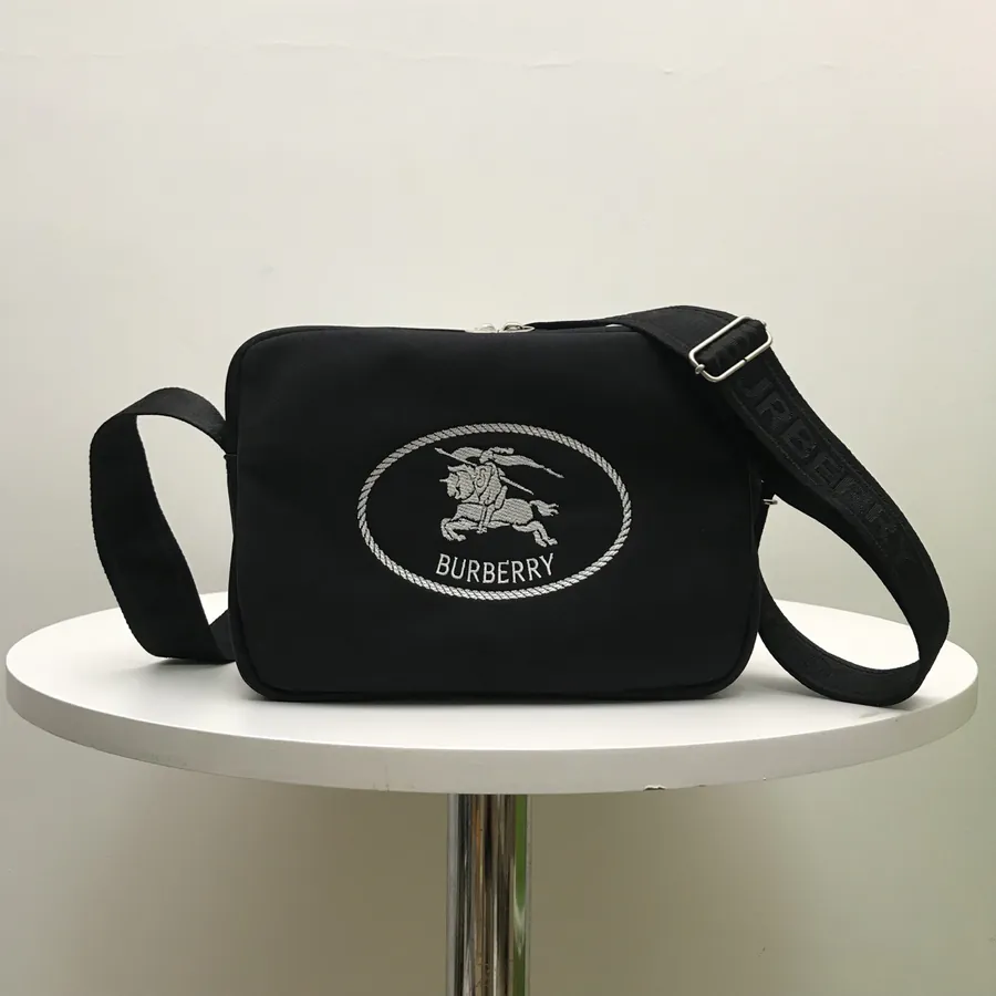 B House Top Tier Luxury Crossbody Bag with Grained Calfskin and Classic Pattern