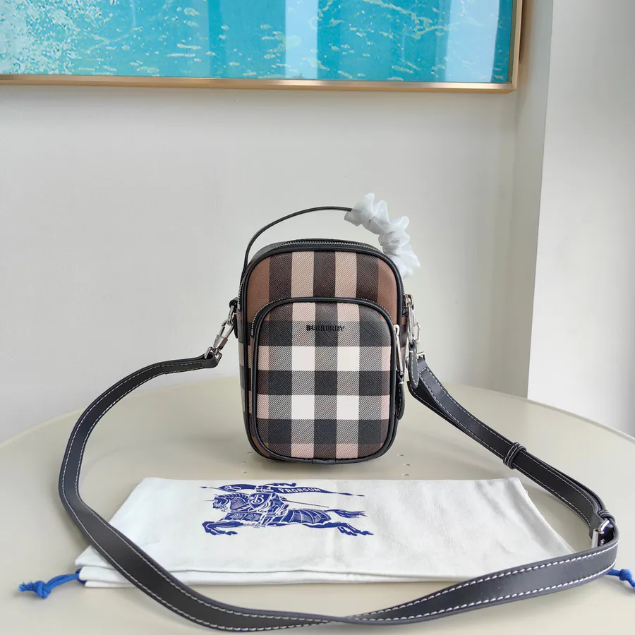 Burberry Mini Crossbody Bag with Brand Logo