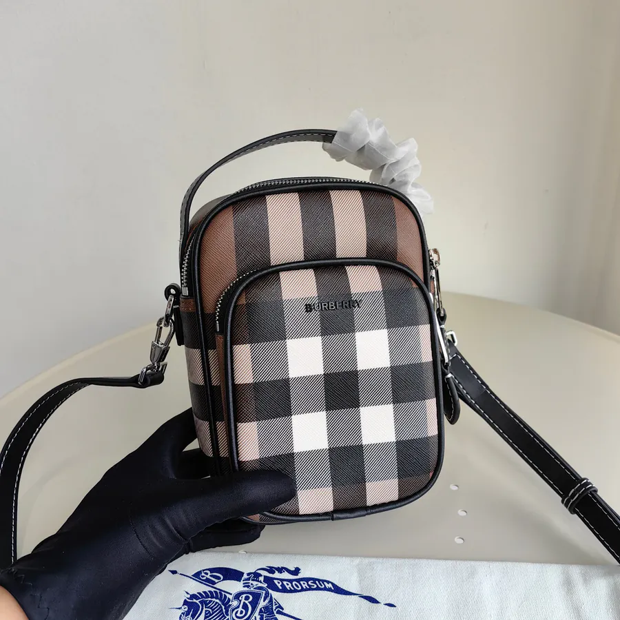Burberry Mini Crossbody Bag with Brand Logo