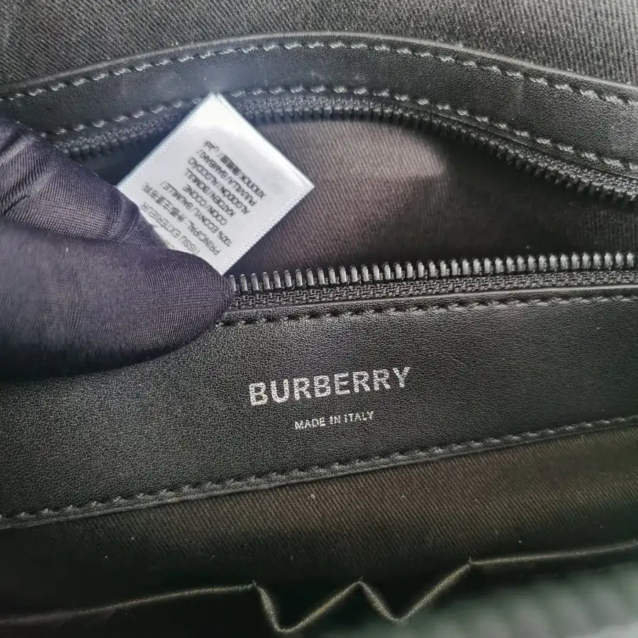 Burberry New Compact Briefcase with Brand Logo