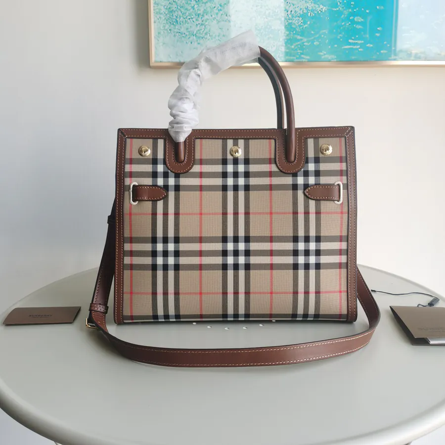 Burberry Title Teller Handbag