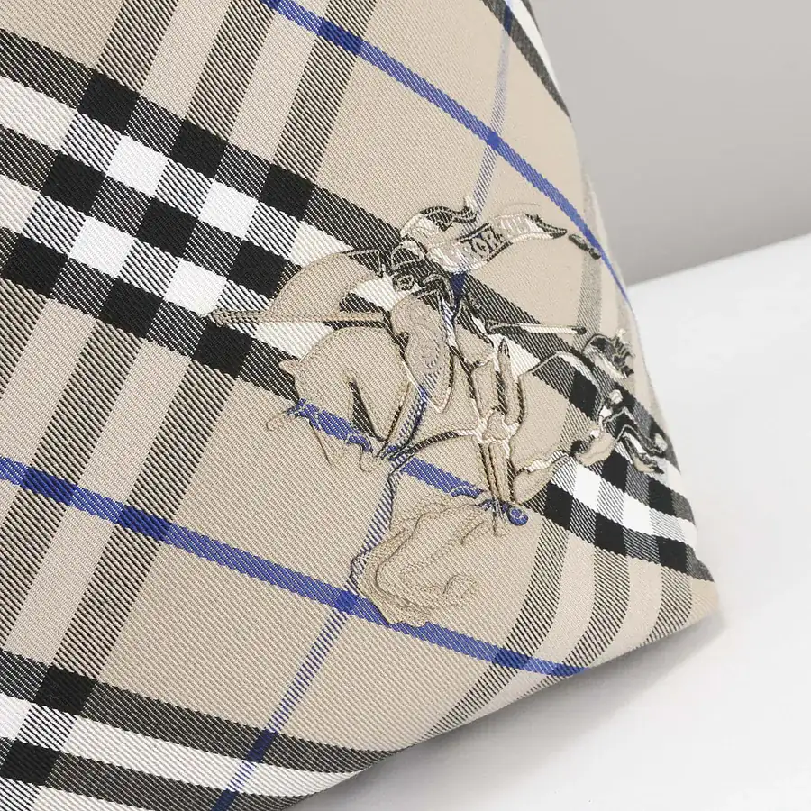Burberry Classic Collection Tote Bag with Grained Calfskin