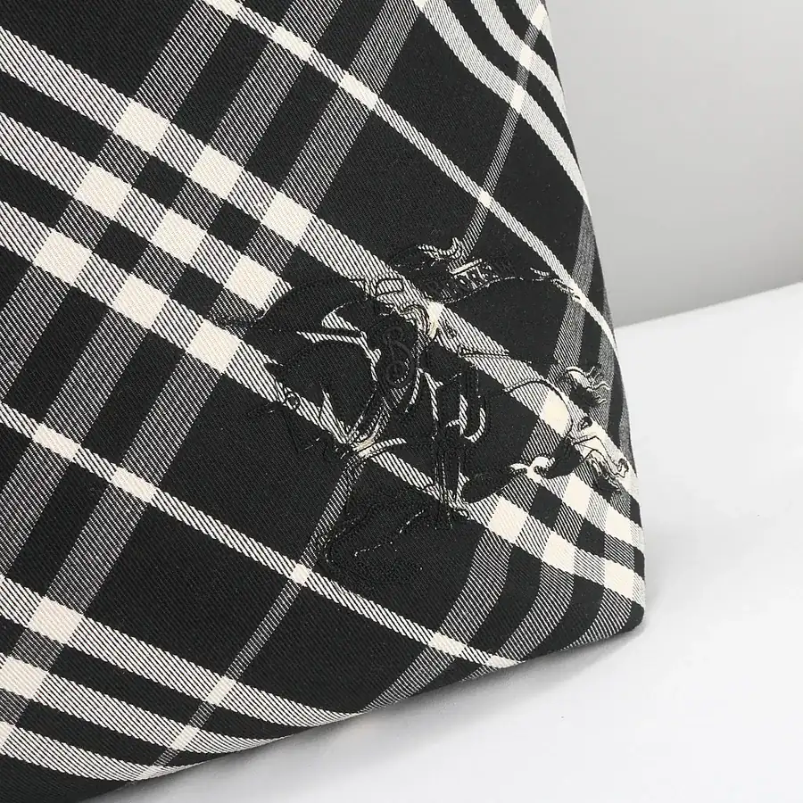 Burberry Classic Collection Tote Bag with Grained Calfskin