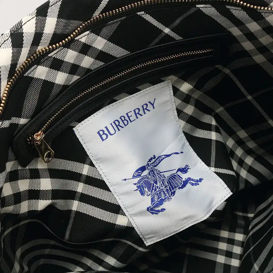 Burberry Classic Collection Tote Bag with Grained Calfskin