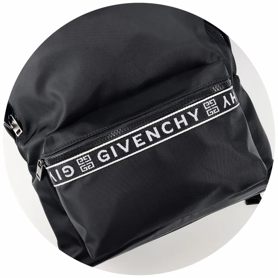 Givenchy 3D Print Backpack with Genuine Leather Handles